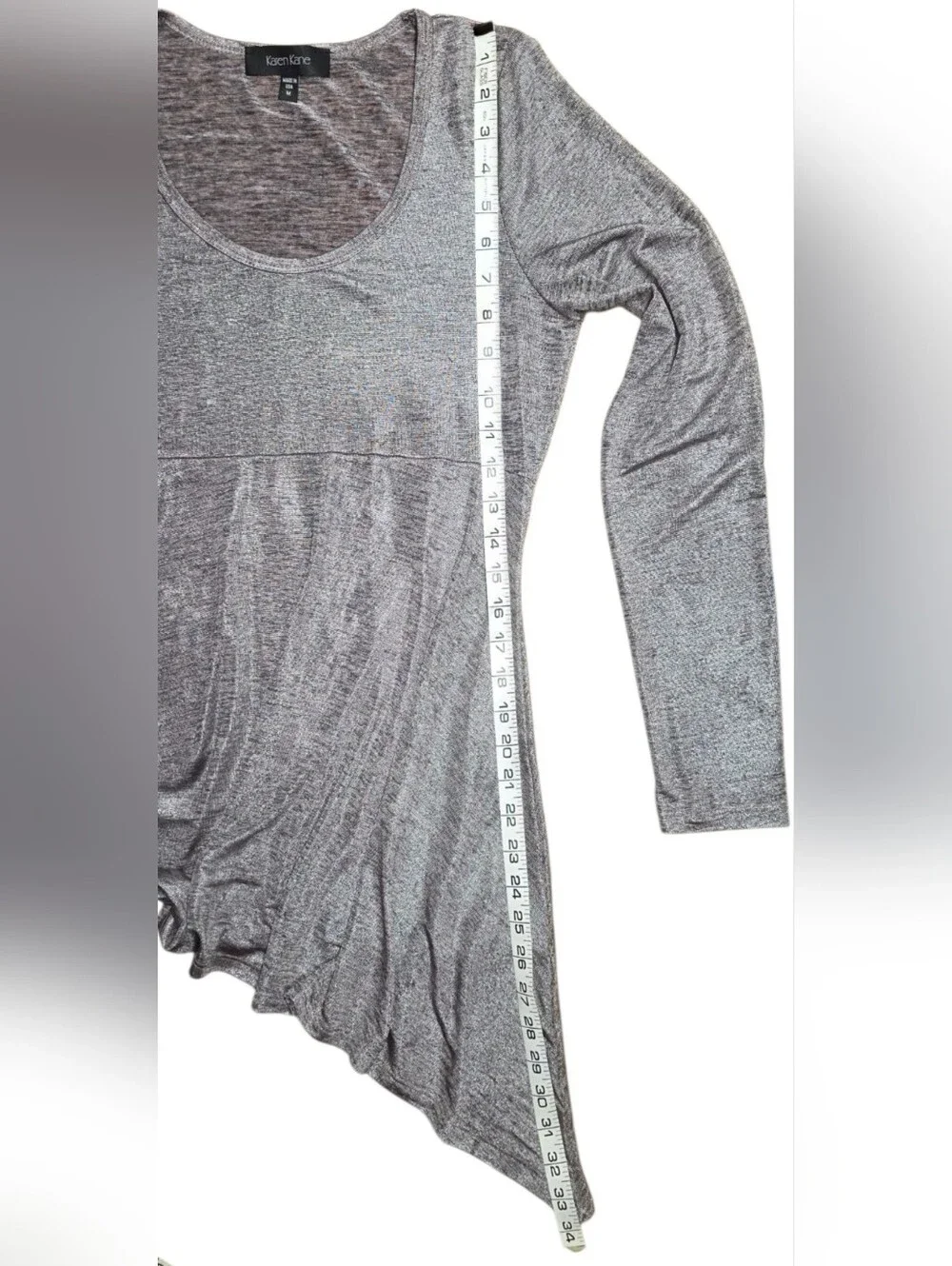 Shimmery Silver Tunic Sculpted And Flowy